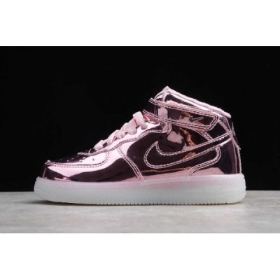 Nike Çocuk Air Force 1 Mid Wb Pembe / Pembe Kaykay Ayakkabı Türkiye - C21RMSFJ